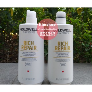 DẦU GỘI XẢ PHỤC HỒI GOLDWELL RICH REPAIR 250ML-200ML