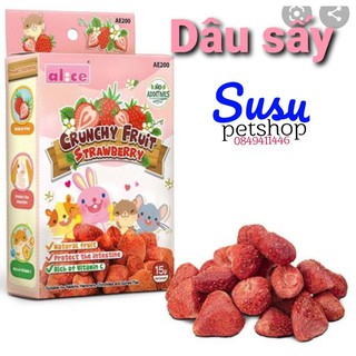 Dâu Sấy Khô dùng cho Thỏ, Hamster, Chinchilla và Bọ - AE200X