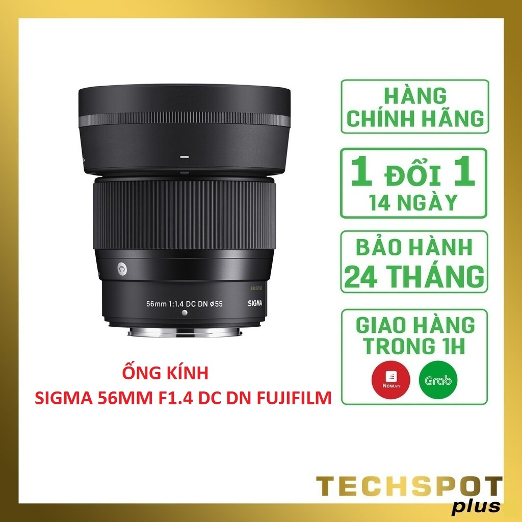 Ống kính Sigma 56mm F1.4 DC DN Contemporary cho Fujifilm X - Hàng Chính Hãng