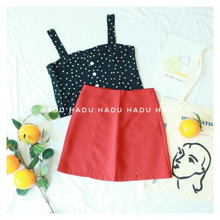Áo chấm bi 2 dây