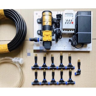 [MUA 10 TẶNG 1] Bộ Máy Tưới  Phun Sương Tưới Cây 10 Béc Bằng Đồng Cao Cấp Tưới Lan, Cây Cảnh kèm đủ phụ kiện