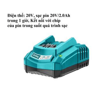 20V Pin và Sạc TOTAL  TBLIE2001/TFBLI2001/TFBLI2002/TCLIE2002/TFCLI2001/TFCLI2003/ TUCLI2001