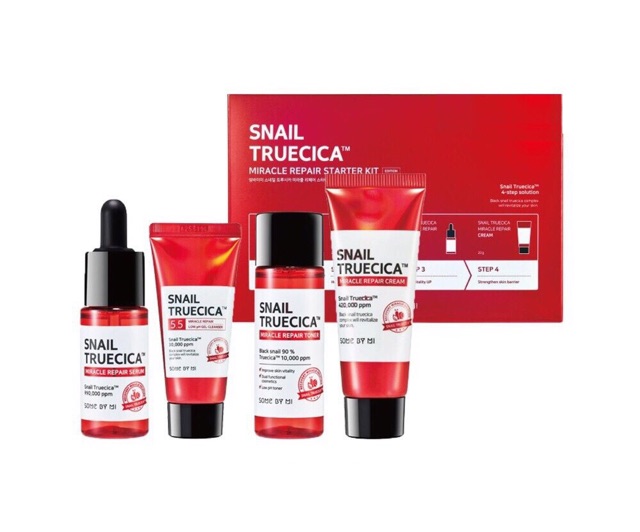 Tách Sét Sản Phẩm Phục Hồi Da Ốc Sên Some By Mi Snail Truecica Minisize | BigBuy360 - bigbuy360.vn