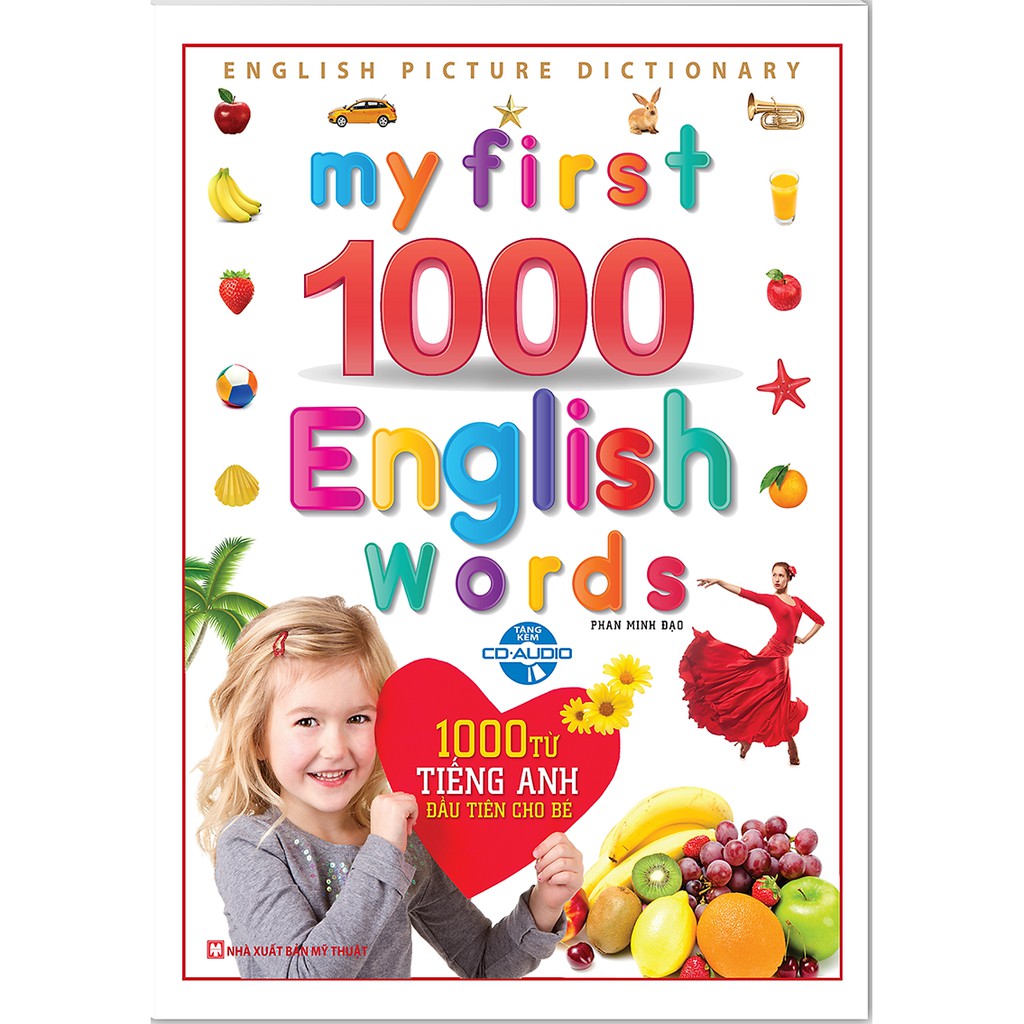 Sách - My first 1000 english words (tặng kèm CD)