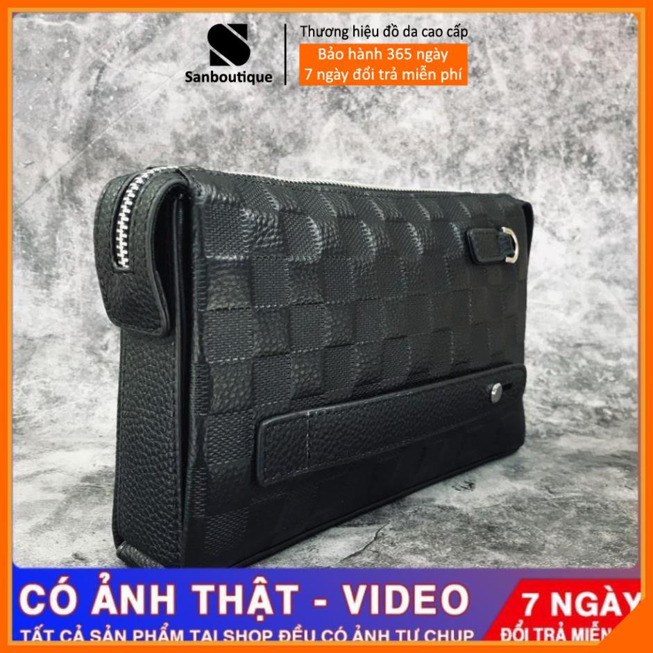 💎 FREESHIP 💎 Ví Cầm Tay Nam Da Thật.Clutch Nam khoá số Hàng Cao Cấp 💖HÀNG HIỆU 💖