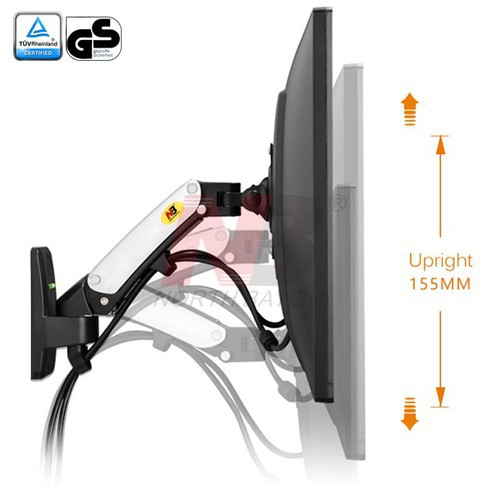 Gi&aacute; treo m&agrave;n h&igrave;nh m&aacute;y t&iacute;nh & tivi NB F120 xoay 180 độ 17-27 inch