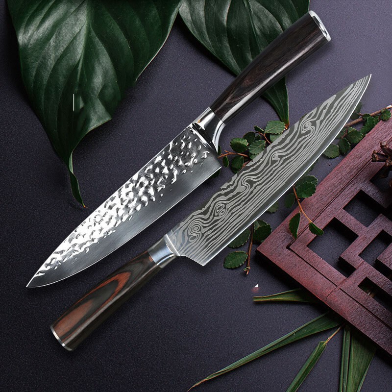 DAO - DAO BẾP NHẬT BẢN GYUTO THÉP DAMASCUS MÃ B2DT119 VNS