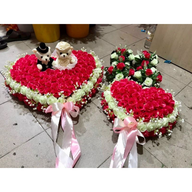 Bộ hoa xe cưới 2022