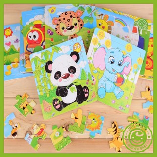 Combo 10 Bộ Ghép Hình Bằng Gỗ Cho Bé