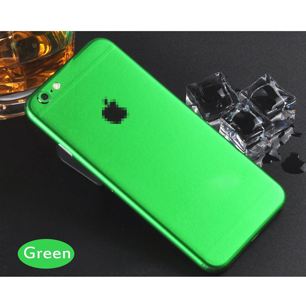 Full Body Candy Color Decal Sticker Wrap Skin Case Ice Film For iphone 6 6s 7 8 plus X XS XR XS MAX