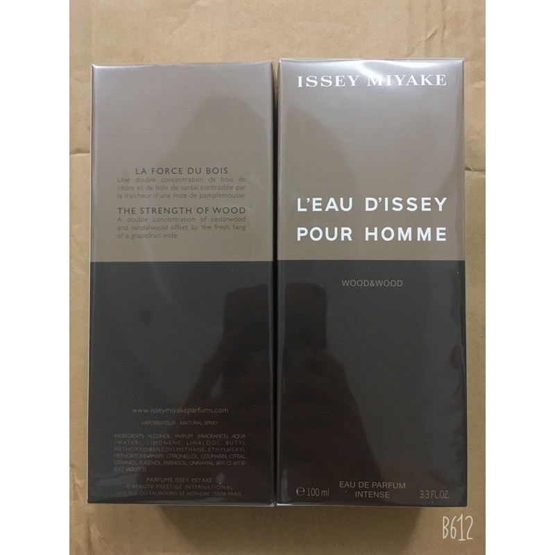 Nước hoa Issey Miyake L'eau D'issey Pour Homme WOOD & WOOD EDP intense 100ml