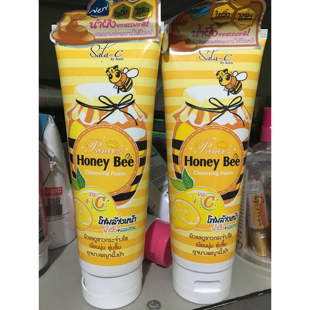 Sữa Rửa Mặt Mật Ong Hương Cam Honey Bee 180g Thái Lan