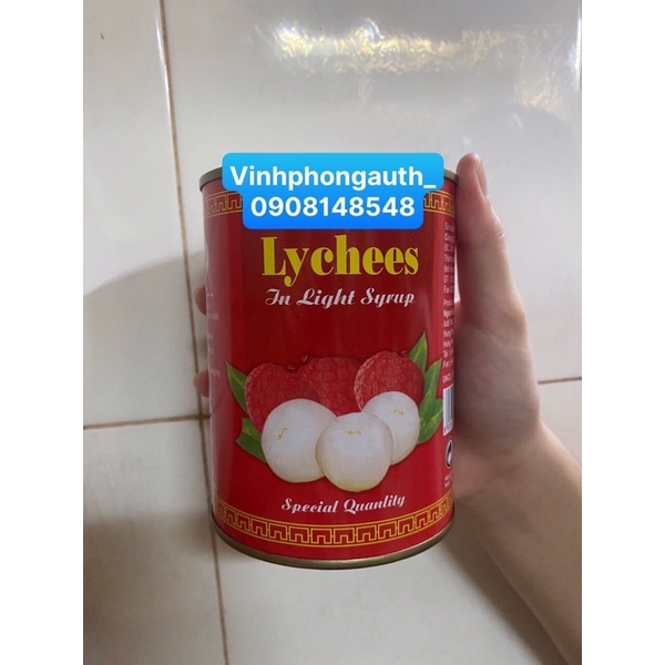 Vải thiều nước đường Ngọc Hà 580ml