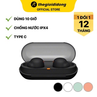 Tai nghe Bluetooth TWS nhét tai Sony WF-C500 Chống nước IPX4 - Chính hãng BH 12 tháng - pin 20 tiếng có hộp sạc