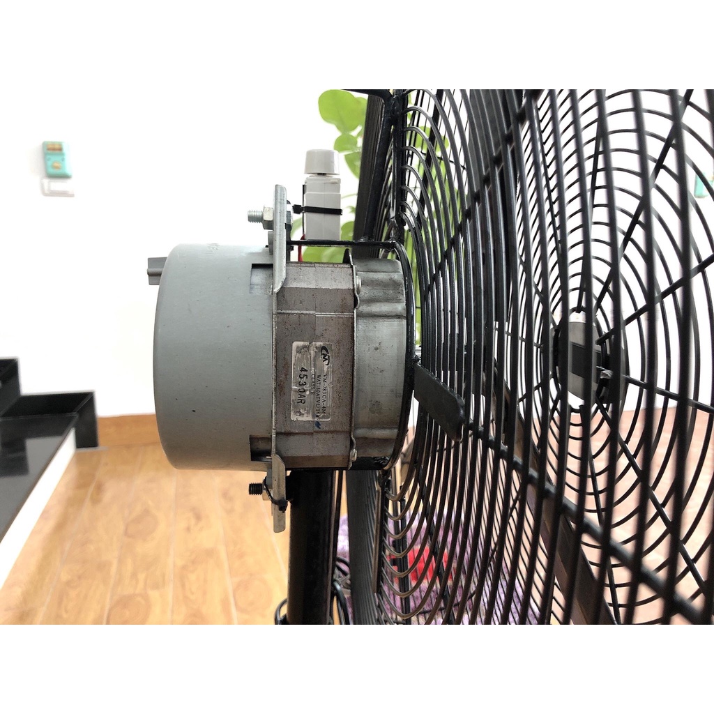 3 cỡ cánh sải 50 , 65 và 75 . Lắp quạt công nghiệp động cơ máy giặt trục 12mm