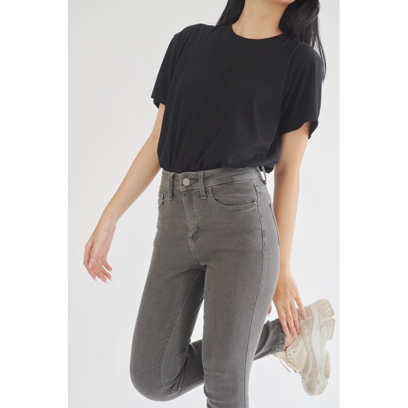 Quần skinny jeans LEN clothing xám nhạt 8008 | BigBuy360 - bigbuy360.vn