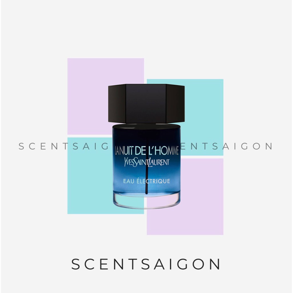 -𝑺𝒄𝒆𝒏𝒕𝒔𝒂𝒊𝒈𝒐𝒏- Nước hoa dùng thử YSL La Nuit de L Homme Eau Electrique 10ml
