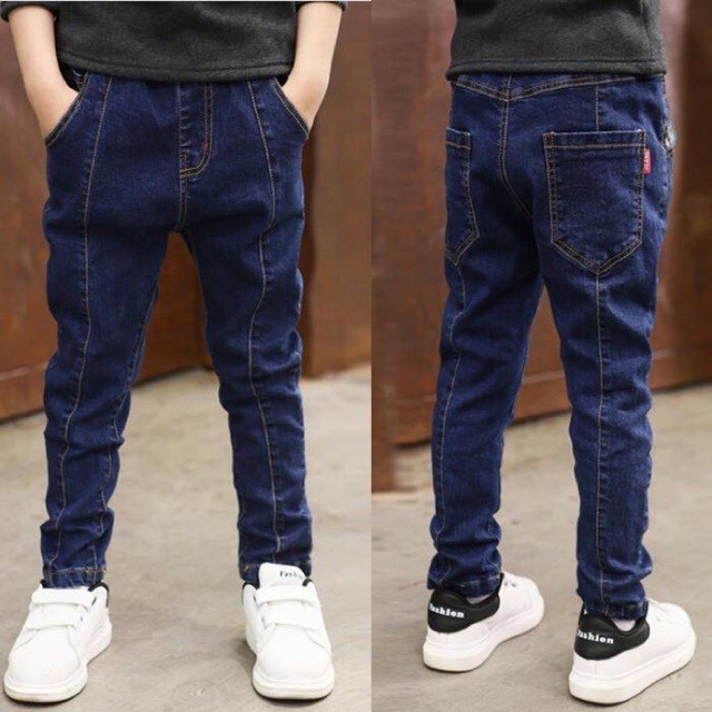 Quần Jeans bé trai 14kg đến 56kg - Jeans co giãn 4 chiều mềm mịn