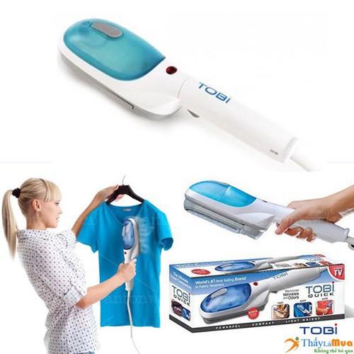 [Hàng Loại 1]Bàn Ủi Hơi Nước Mini Du Lịch ToBi Travel Steamer, Bàn là hơi nước cầm tay Tobi