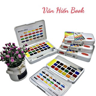 Hộp màu phấn nước GPT104 12/18/24 màu
