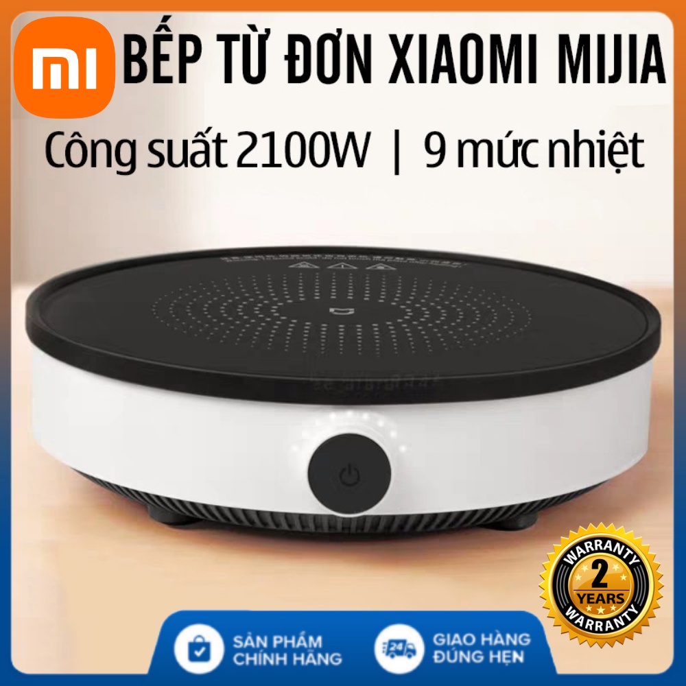 Bếp Điện Từ Mini Xiaomi Youth DCl002CM 💥 FREESHIP 💥 Công Suất 2100W , Mặt kính chịu nhiệt siêu bền, bảo hành 24 tháng