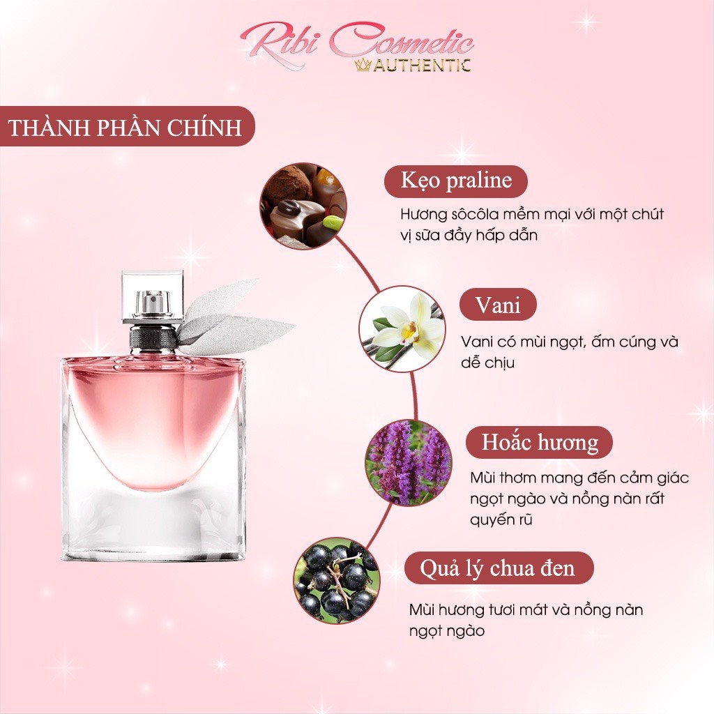 Nước hoa nữ Lancome 75ml  thơm lâu la vie est belle edp hàng chính hãng