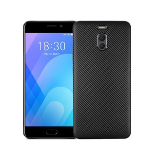 Meizu M6 Note Case Luxury Stripes Carbon Fiber Soft TPU