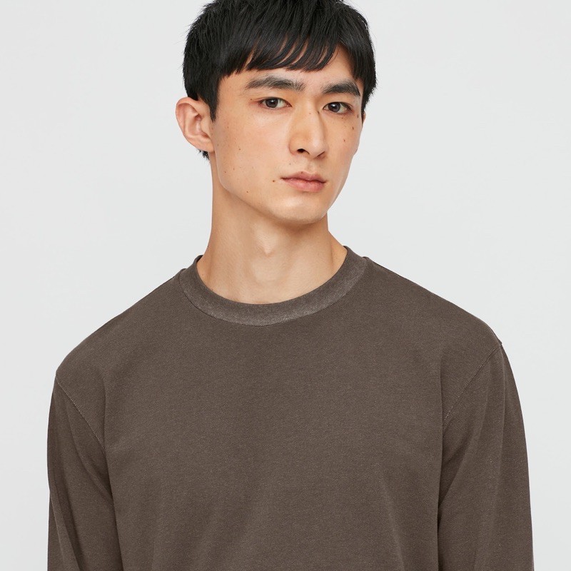 Áo thun dài tay nam cotton Heattech Uniqlo ấm đẹp | BigBuy360 - bigbuy360.vn