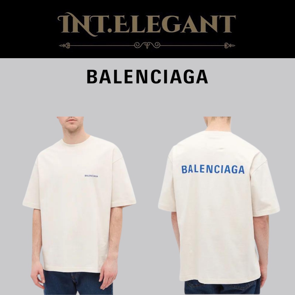 Áo thun Blciaga logo print bản Cao cấp full tag túi, Áo phông Blciaga form rộng oversize nam nữ