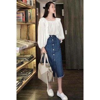 Chân Váy Bò Dài Siêu Phẩm