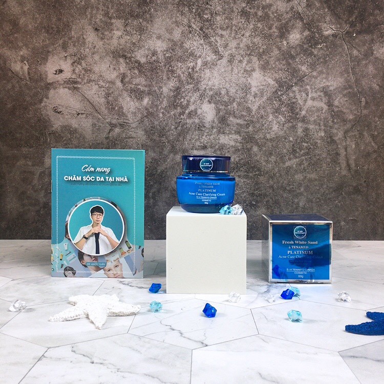 Kem Dưỡng Cho Da Dầu Mụn - TENAMYD Fresh White Sand Platinum Acne Clarifying Cream 60g [CHÍNH HÃNG] | BigBuy360 - bigbuy360.vn