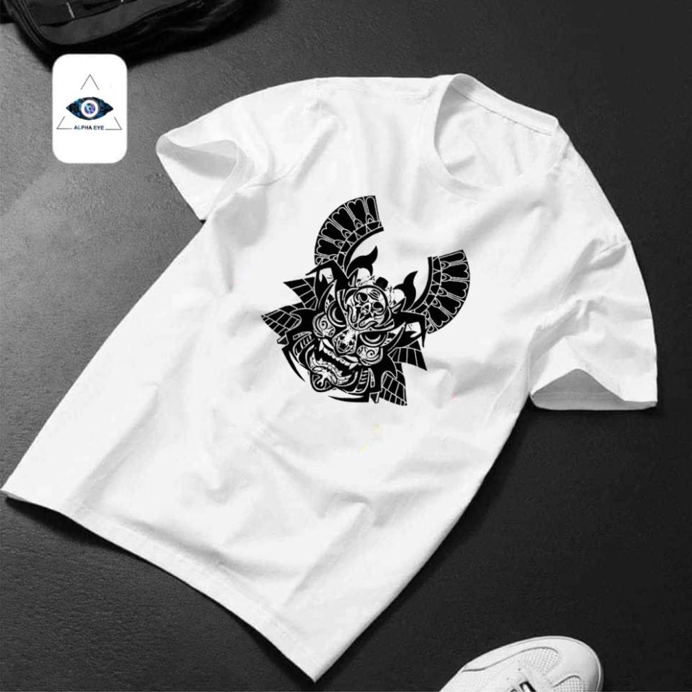 Art-112 ... Áo Thun Unisex Nam Nữ Chất Cotton Dáng Freesize Rông Rãi Thời Trang Giá Rẻ Cực Đẹp Hình Samurai Quỷ