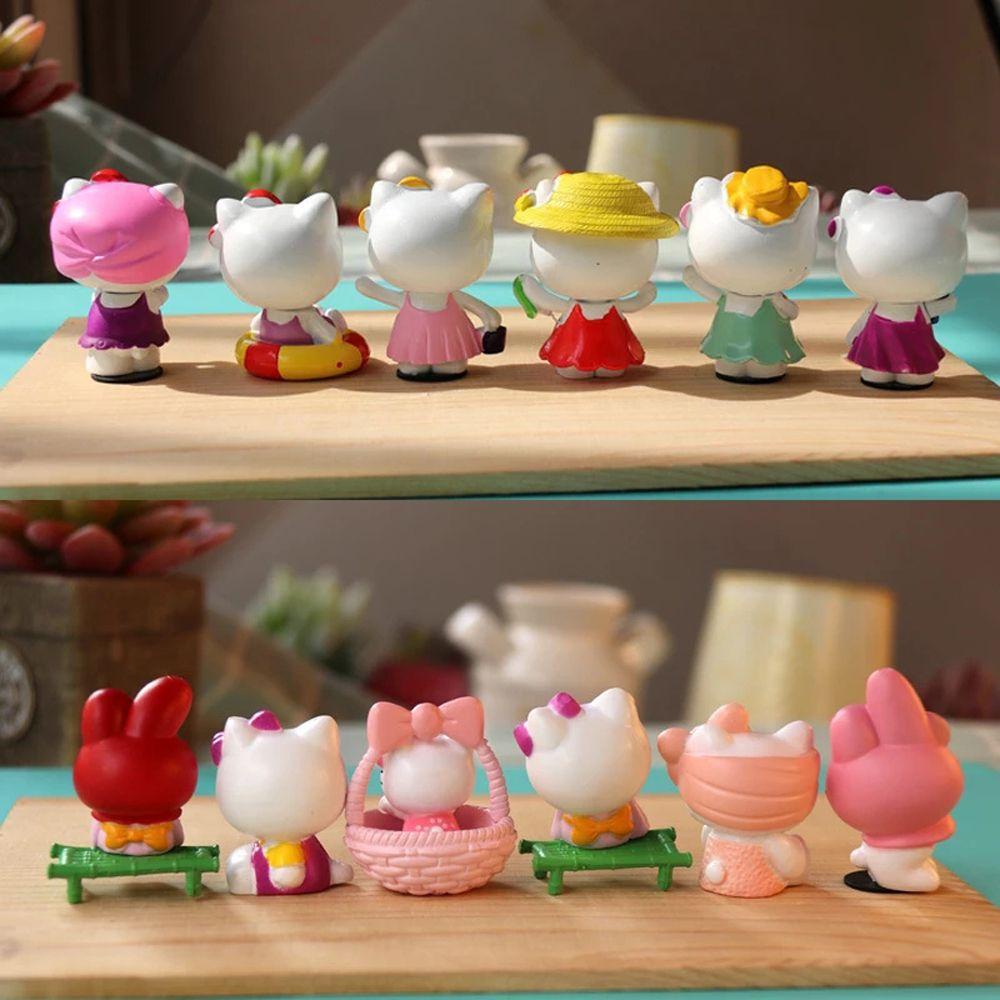 Mô Hình Nhân Vật QUINTON Hello Kitty 5cm Dùng Để Trang Trí Bánh Kem