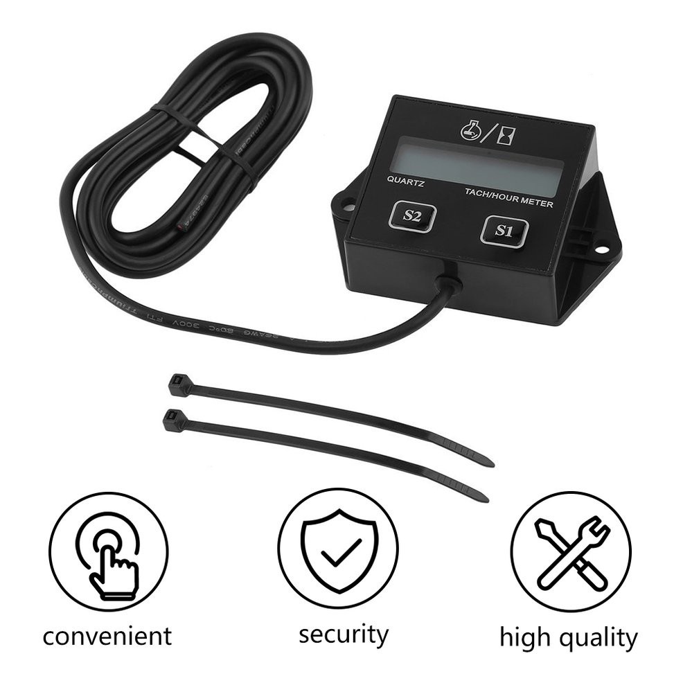 Đồng Hồ Đo Tốc Độ Hiển Thị Màn Hình Lcd 12v 2 & 4 Dây Cho Xe Mô Tô | BigBuy360 - bigbuy360.vn