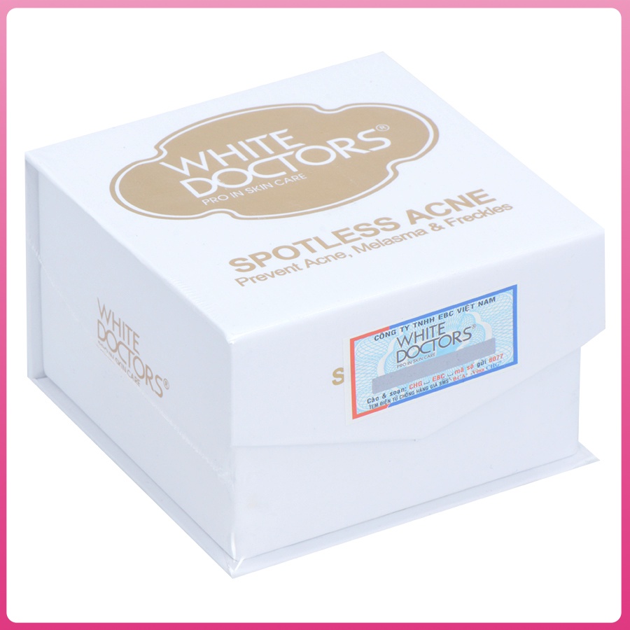 Kem Mờ Thâm Mụn White Doctors - White Doctors Spotless Acne - Kem Làm Mờ Thâm Mụn, Làm Đều Tông Màu Da White Doctors