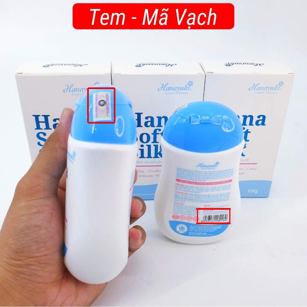 Dung dịch vệ sinh phụ nữ HANA SOFT SILK làm hồng vùng kín 150g - ZAVENCI Official