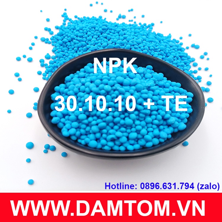 Phân bón NPK 30-10-10+TE , NHẬP KHẨU ĐỨC, Công nghệ tháp cao , cây đâm chồi đẻ nhánh