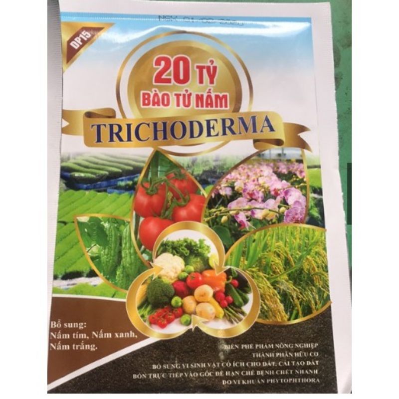 Nấm trichoderma với 20 tỷ bào tử nấm hưu cơ phòng trống côn trùng vi khuẩn cho cây trồng