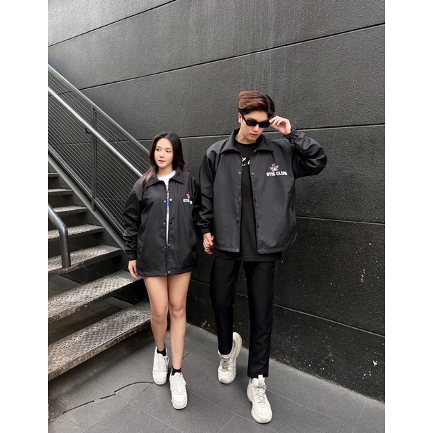 Áo khoác dù local brand Otis Club - Nút jacket Oits