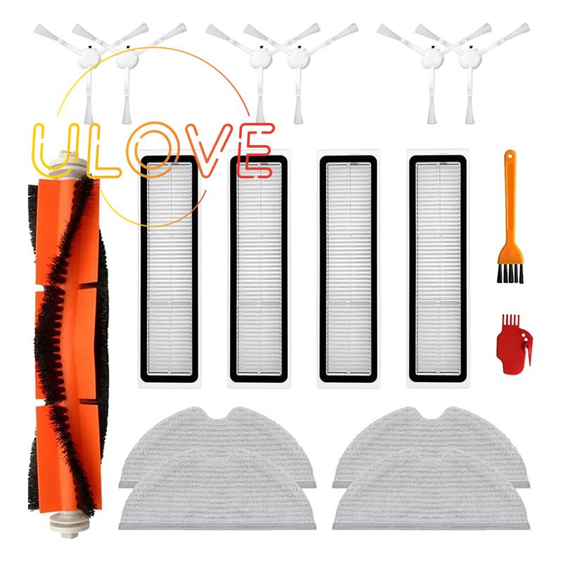Bộ Cọ Và Màng Lọc Thay Thế Cho Robot Hút Bụi Xiaomi Dreame D9 Dreame L10 Pro