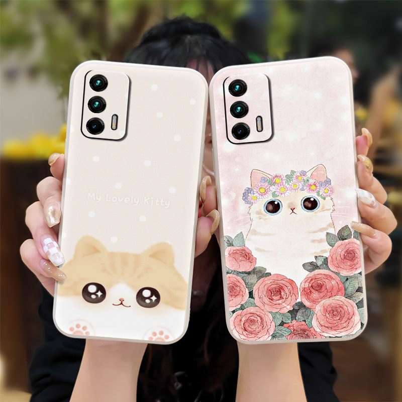 Ốp điện thoại silicon mềm màu trơn cho OPPO Realme GT/GT Neo/Q3 Pro 5G/X7 Max/GT Neo