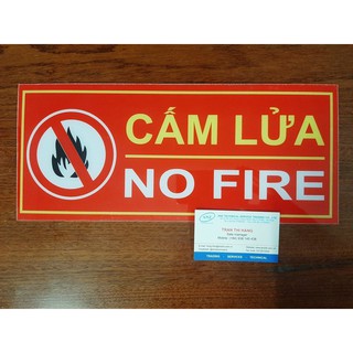 BẢNG MICA CẤM LỬA