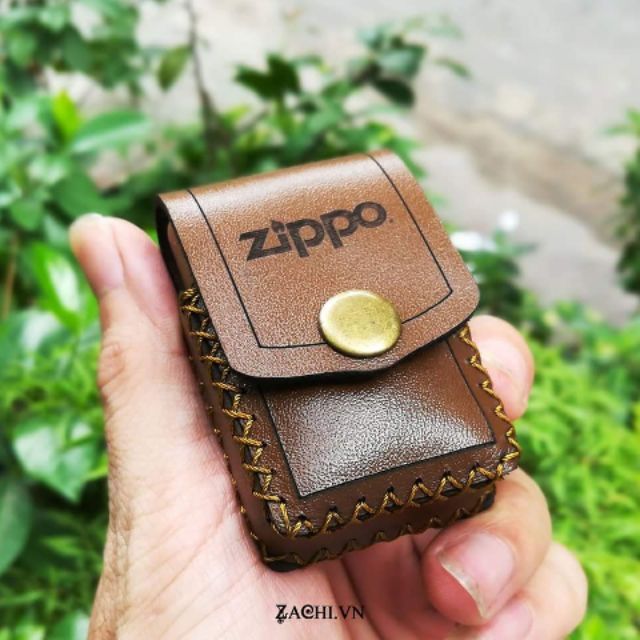 Bao da zippo da bò handmade - Zachi ZP225