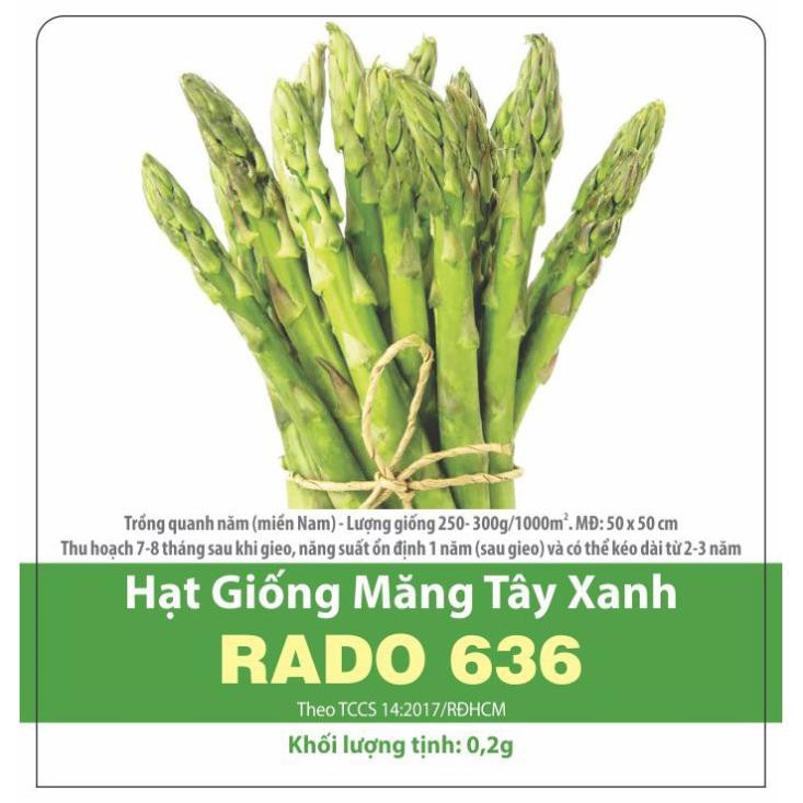 Hạt Giống Măng Tây Ngon Dễ Trồng, Thu Hoạch Quanh Năm 0.2gr