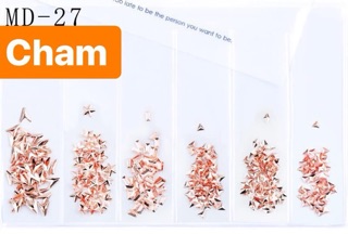CHAM trang trí móng mạ ánh kim