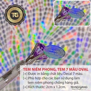500 Tem 7 màu niêm phong
