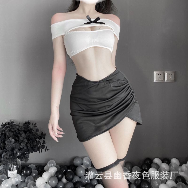 cosplay học sinh nữ sinh thư ký kí áo trễ vai sexy gợi cảm | BigBuy360 - bigbuy360.vn