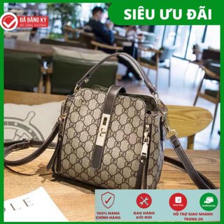 Túi xách nữ giá rẻ túi mini khoá viền HOTTREND T2KVUONG + ảnh thật ( không kèm gấu) HOTTREND