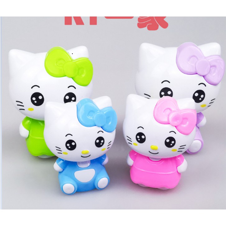 Combo 10 túi 40 mèo kitty trang trí bánh sinh nhật, phụ kiện trang trí bánh, topper cake