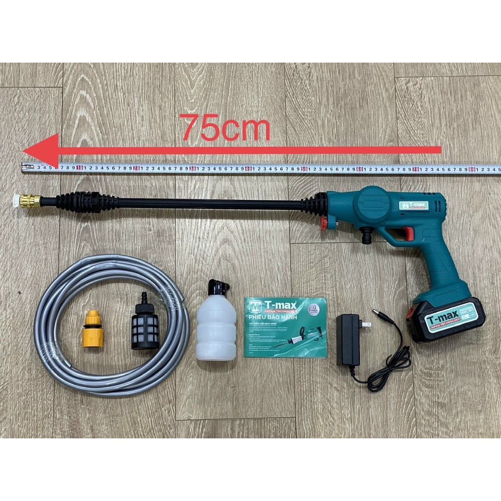 Máy Rửa Xe Dùng Pin 21v TMAX TM-LCW21